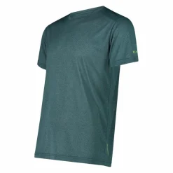 T-shirt in melange stretch jersey da uomo