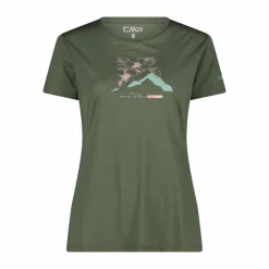 T-shirt in Performance Merino da donna