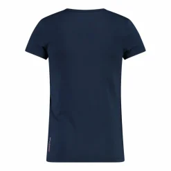 T-shirt in tessuto tecnico con stampa sul fronte da bambina