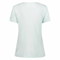 T-shirt piquet con stampa sul fronte da donna