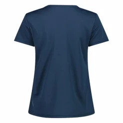 T-shirt piquet con stampa sul fronte da donna