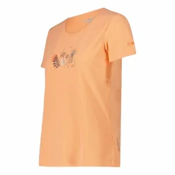 T-shirt piquet con stampa sul fronte da donna