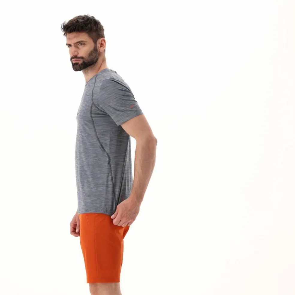 T-shirt stampata in jersey stretch