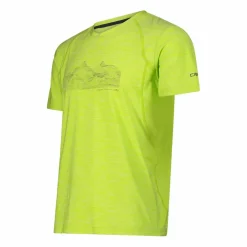 T-shirt stampata in jersey stretch