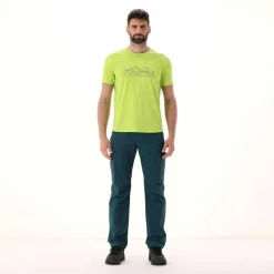 T-shirt stampata in jersey stretch