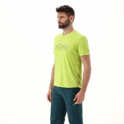 T-shirt stampata in jersey stretch