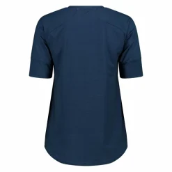 T-shirt tecnica a maniche corte con fantasia da Donna