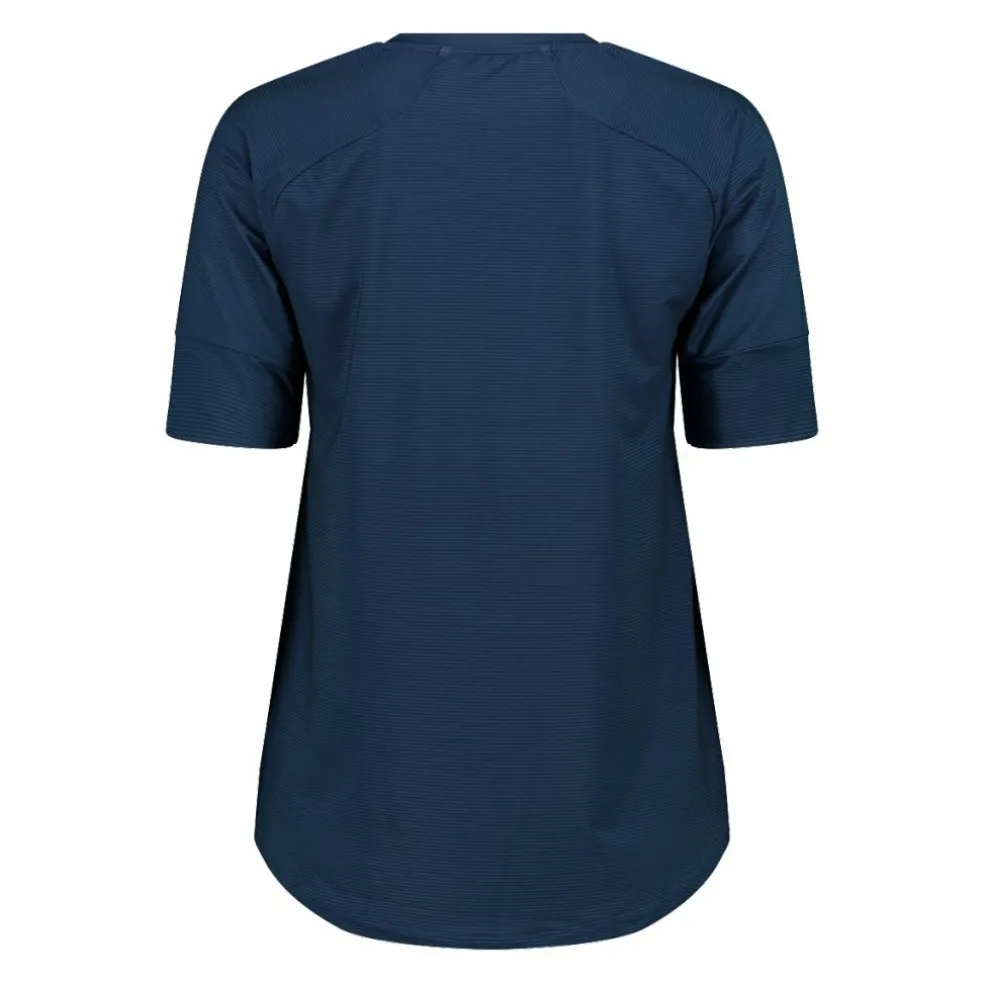 T-shirt tecnica a maniche corte con fantasia da Donna