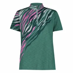 T-Shirt tecnica a mezza zip da ciclismo da Donna