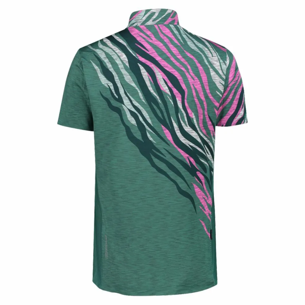 T-Shirt tecnica a mezza zip da ciclismo da Donna