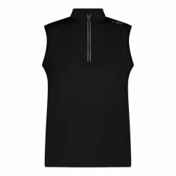 T-Shirt tecnica a mezza zip senza maniche da ciclismo da Donna
