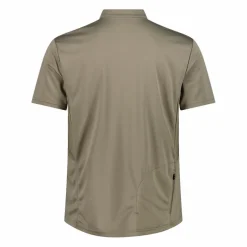T-Shirt tecnica a mezza zip con taschino da ciclismo da Uomo