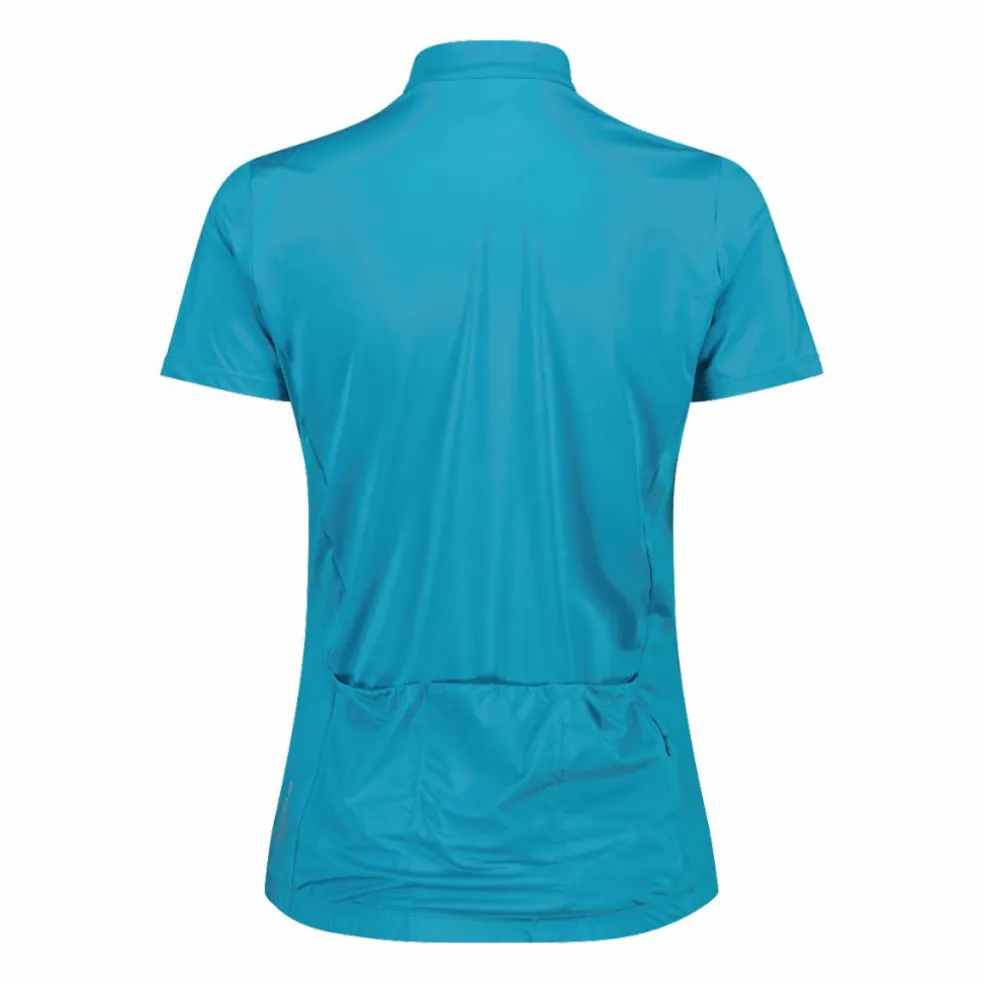 T-Shirt tecnica a mezza zip da ciclismo da Donna