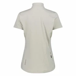 T-Shirt tecnica a mezza zip con taschino da ciclismo da Donna