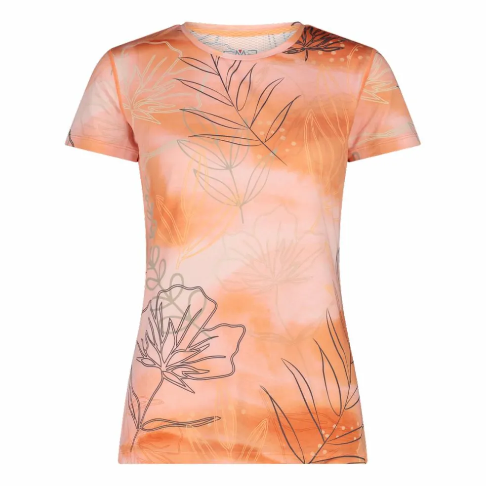 T-shirt tecnica in Cool Menthol Boost con fantasia da Donna